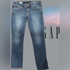 Gap 1969 Always Skinny Jeans Women’s Size 28S Medium Wash Stretch Denim